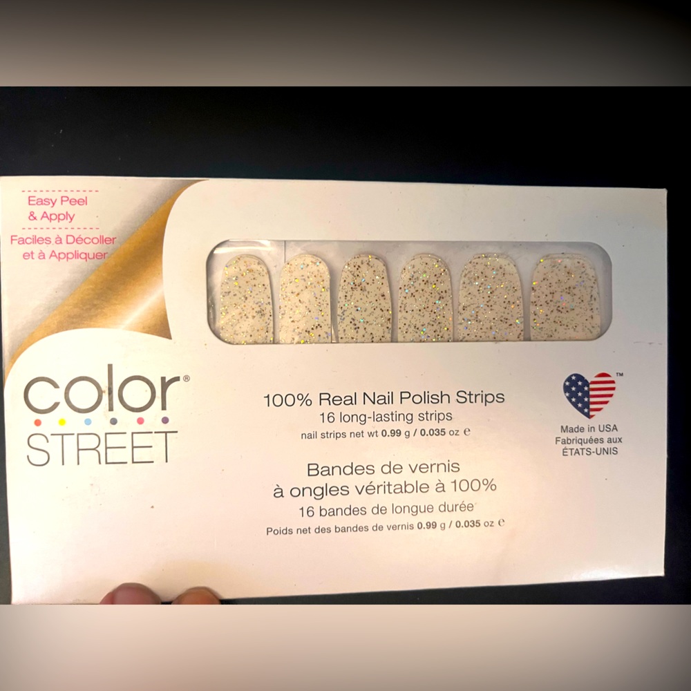 Champagne Sugar Color Street Nail Strips